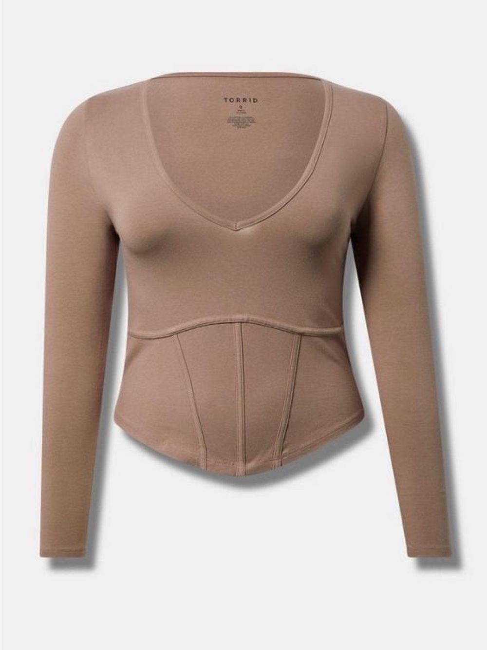 Torrid Foxy V-Neck Corset Top - Picture 2 of 3